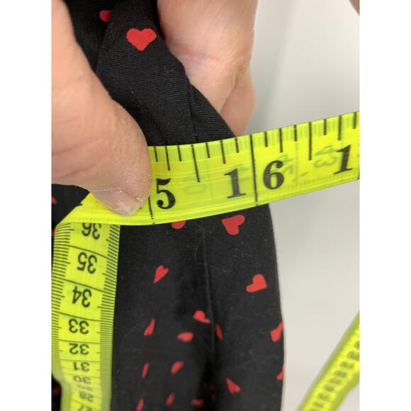 Muxxn 1950s Style Vintage Swing Party Heart Dress Low Neckline Size 14 - Picture 7 of 7